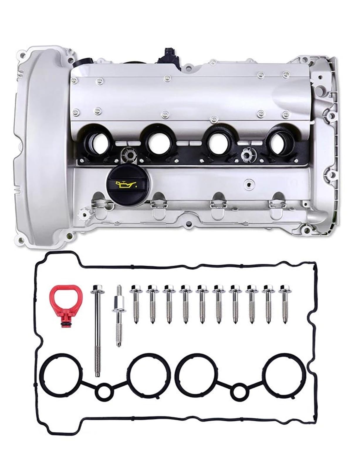 Coperchio Valvola Motore Coperchio Valvola Bilanciere Motore In Alluminio Con Kit Guarnizioni Per BMW N14 Per Mini Cooper S JCW 1.6L Turbo R55 R56 R57 R58 R59 07-12 coperchio punterie