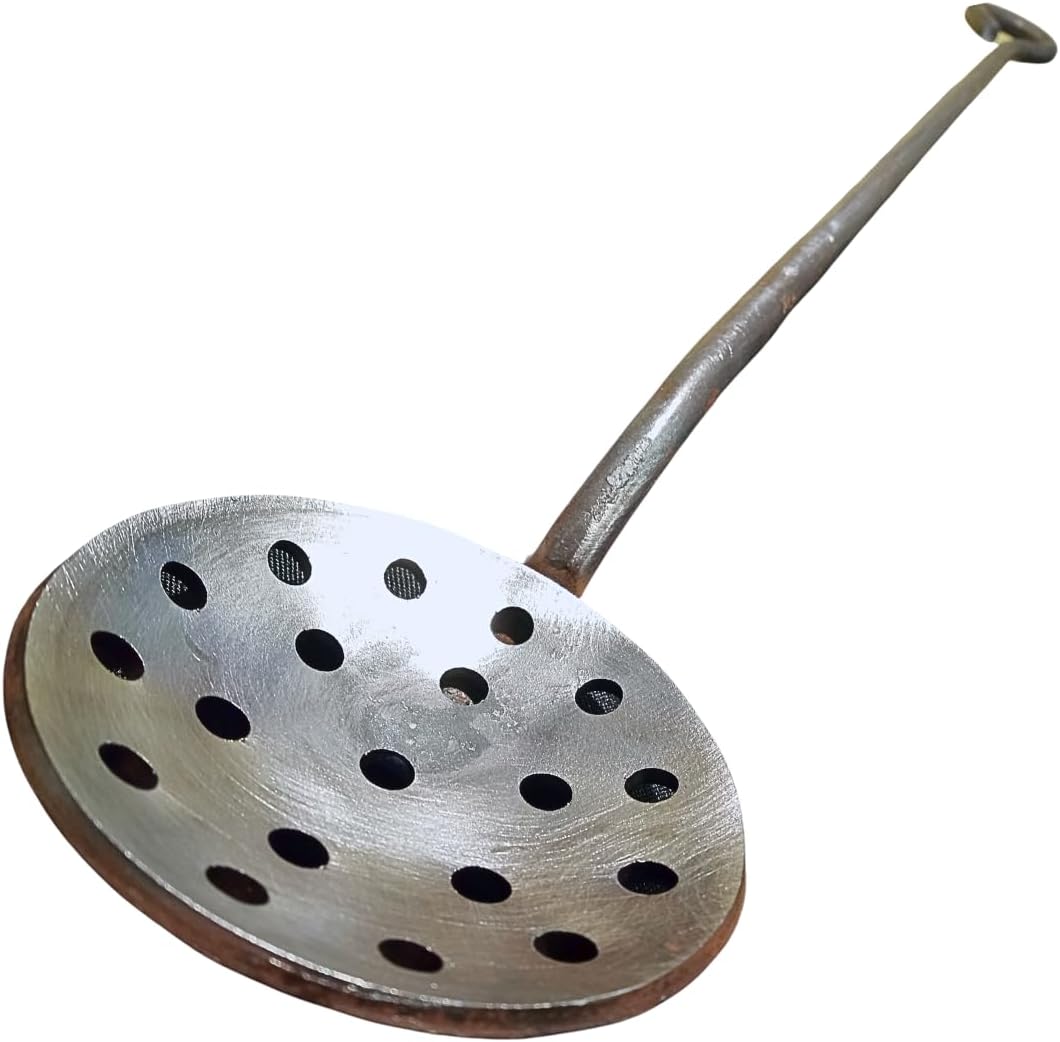 RotoMetals Casting Skimmer - 3 inch Steel for Lead/Pewter/Zinc Alloys Skimming Dross-Made in USA