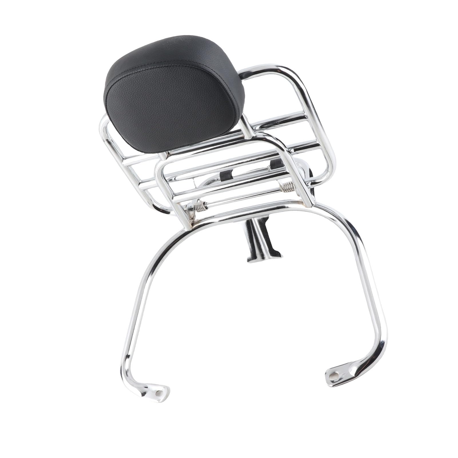 Portaequipajes para Motocicleta para GT GTS GTV 300 250 125, Estante portaequipajes Trasero con Soporte de Respaldo, Soporte Trasero de aleación de Acero Cromado para la segu