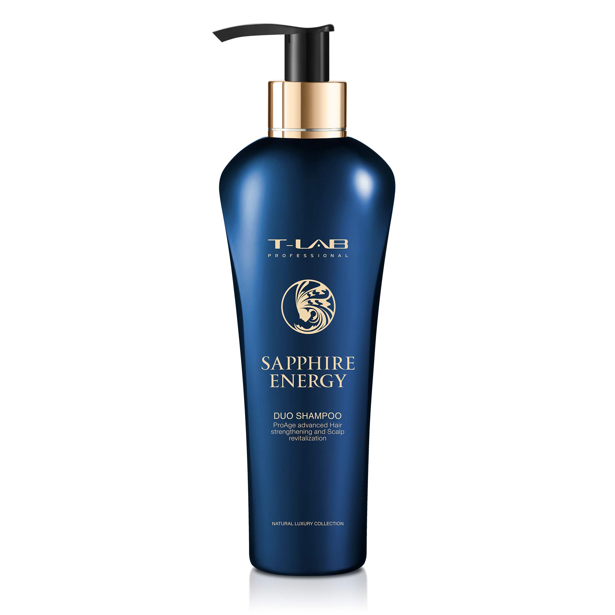 T-LAB PROFESSIONAL Sapphire Energy Duo Shampoo to Nourish and Strengthen the Thinning Hair, ProAge effect and Increase Shine, Calm Itchy Scalp, 10.14 Fl Oz