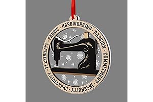 Sewing Machine Ornaments for a Festive Christmas Tree