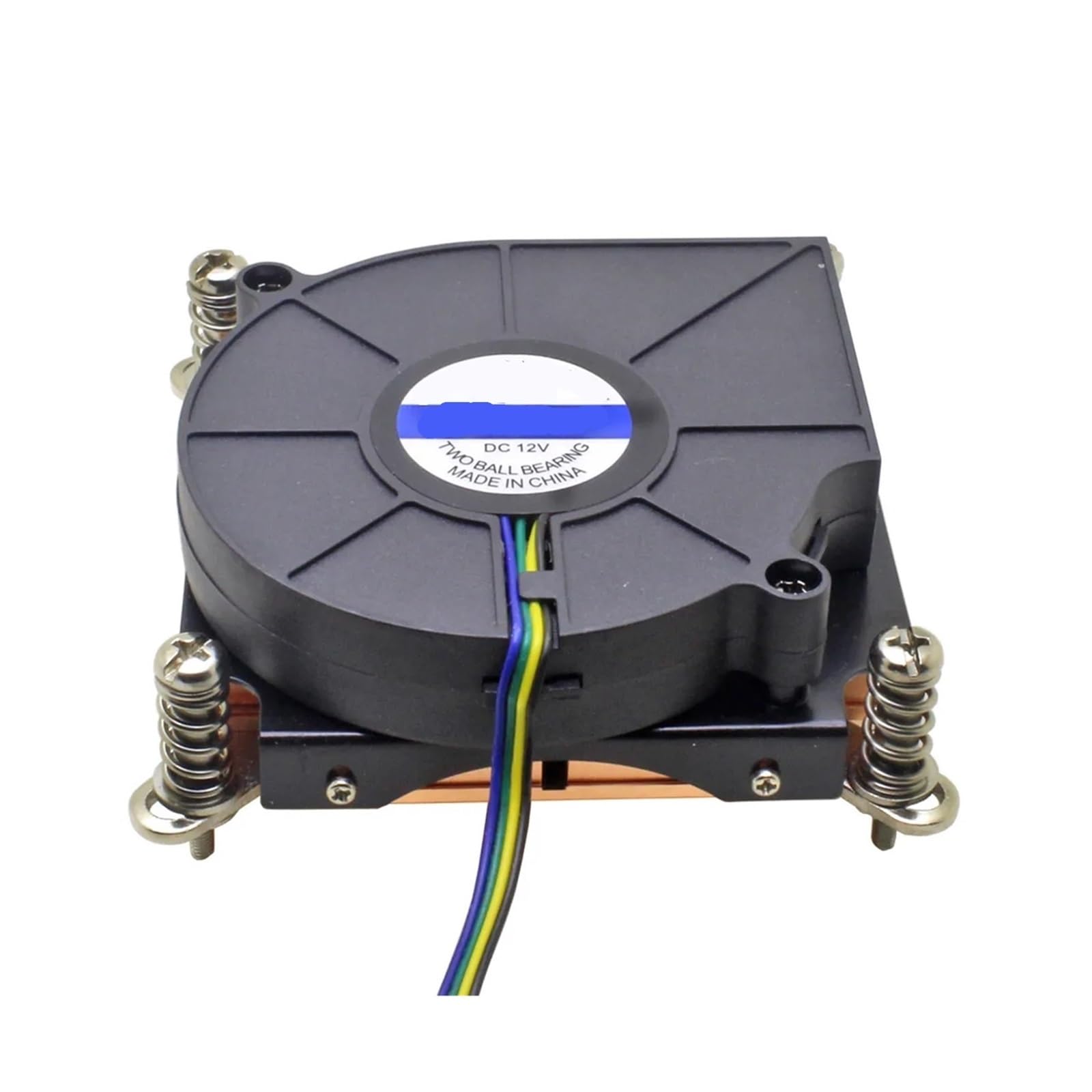 Chłodnica procesora serwera 1U wentylator miedziany radiator kompatybilny z LGA 1155 1156 1150 1151 chłodzenie komputera przemysłowego