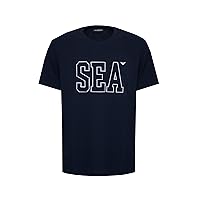EMPORIO ARMANI T-Shirt Girocollo Uomo LOGOTAPE Blu S