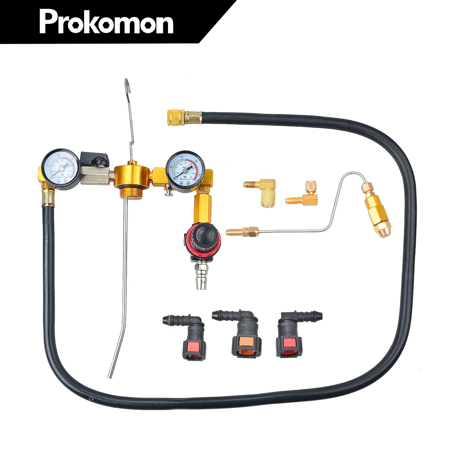 Snapklik.com : Fuel Injector Cleaner Tool Kit 600ML 120PSI Fuel ...
