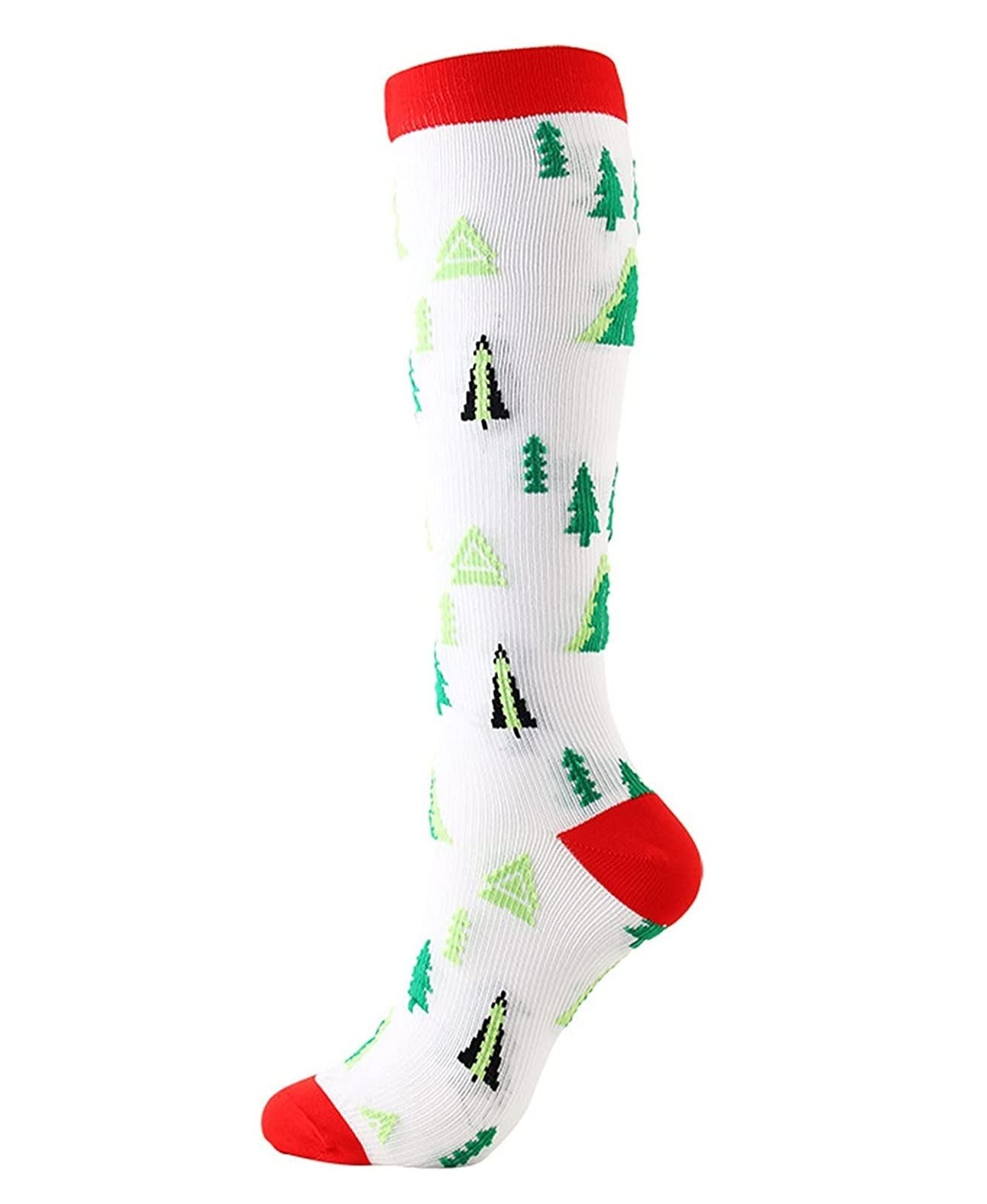 Calcetines Cómodos Las Mujeres Tejen Los Calcetines Altos, Niñas Abrigan La Rodilla De Navidad Largas Sobre Damas Hasta El Muslo Suaves Reforzada