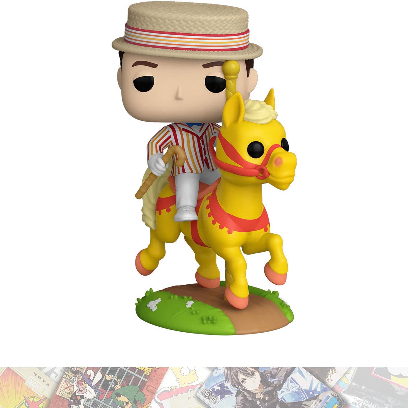 Funko Bert: P o p ! Rides Vinyl Figurine Bundle with 1 Compatible Theme Trading Card (299-67971)
