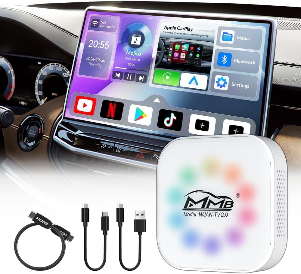 Amazon.com: MMB CarPlay ai Box Wireless CarPlay Adapter, Android