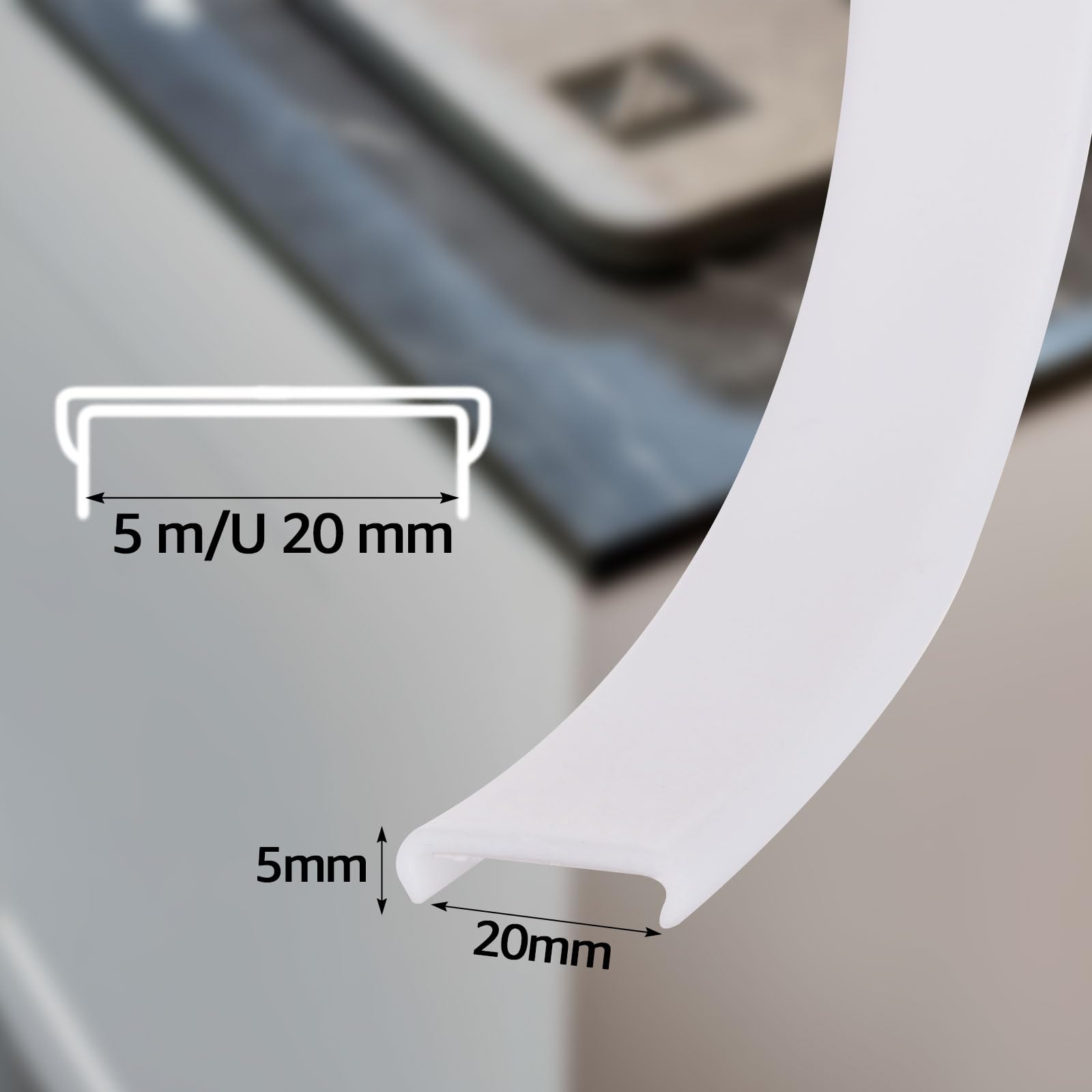 haggiy melamine kantenband zelfklevend 18 mm x 5 m I kantenband I meubelrandband I veilige grip zonder strijken I kantenband I fineer voor planken/houten panele (wengé