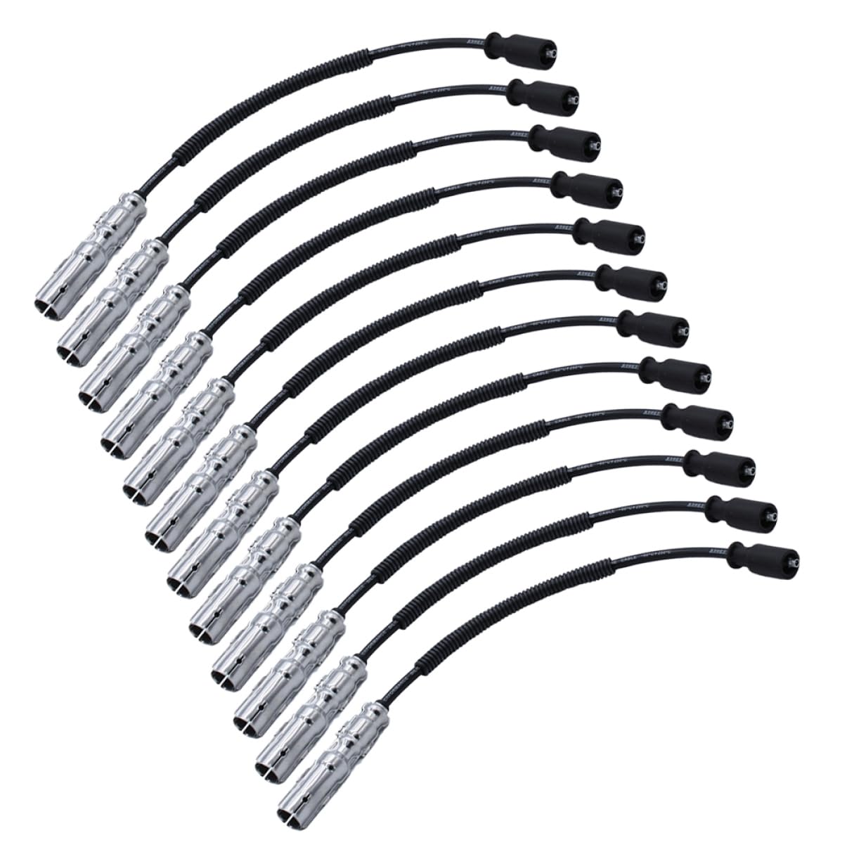 PRETYZOOM 12piezas Cables De Encendido De Bujías Cables De Repuesto Para Coche Accesorios Prácticos Para