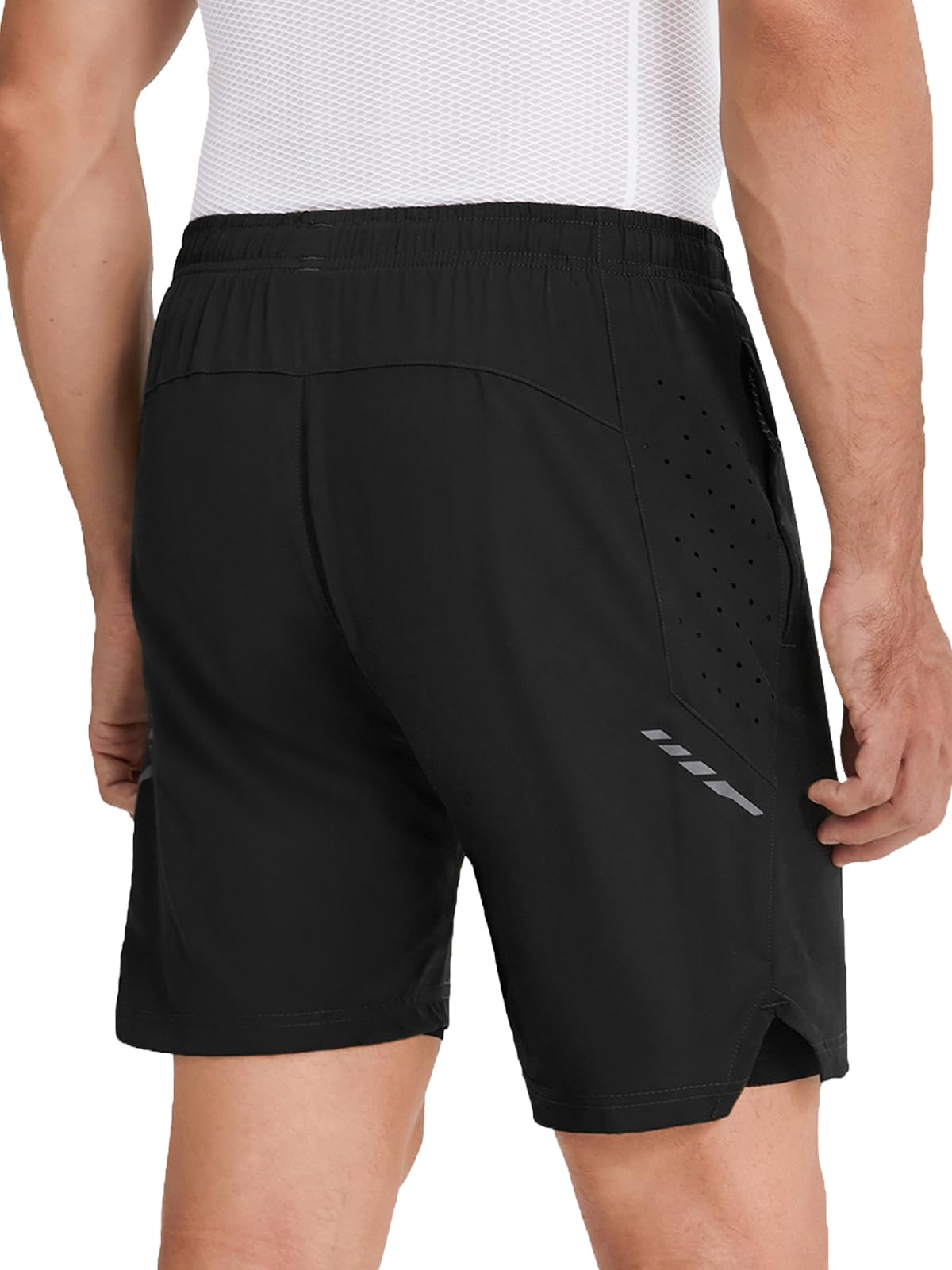 Pantalons de Cyclisme Hommes Coupe Ample Rembourrée Short VTT