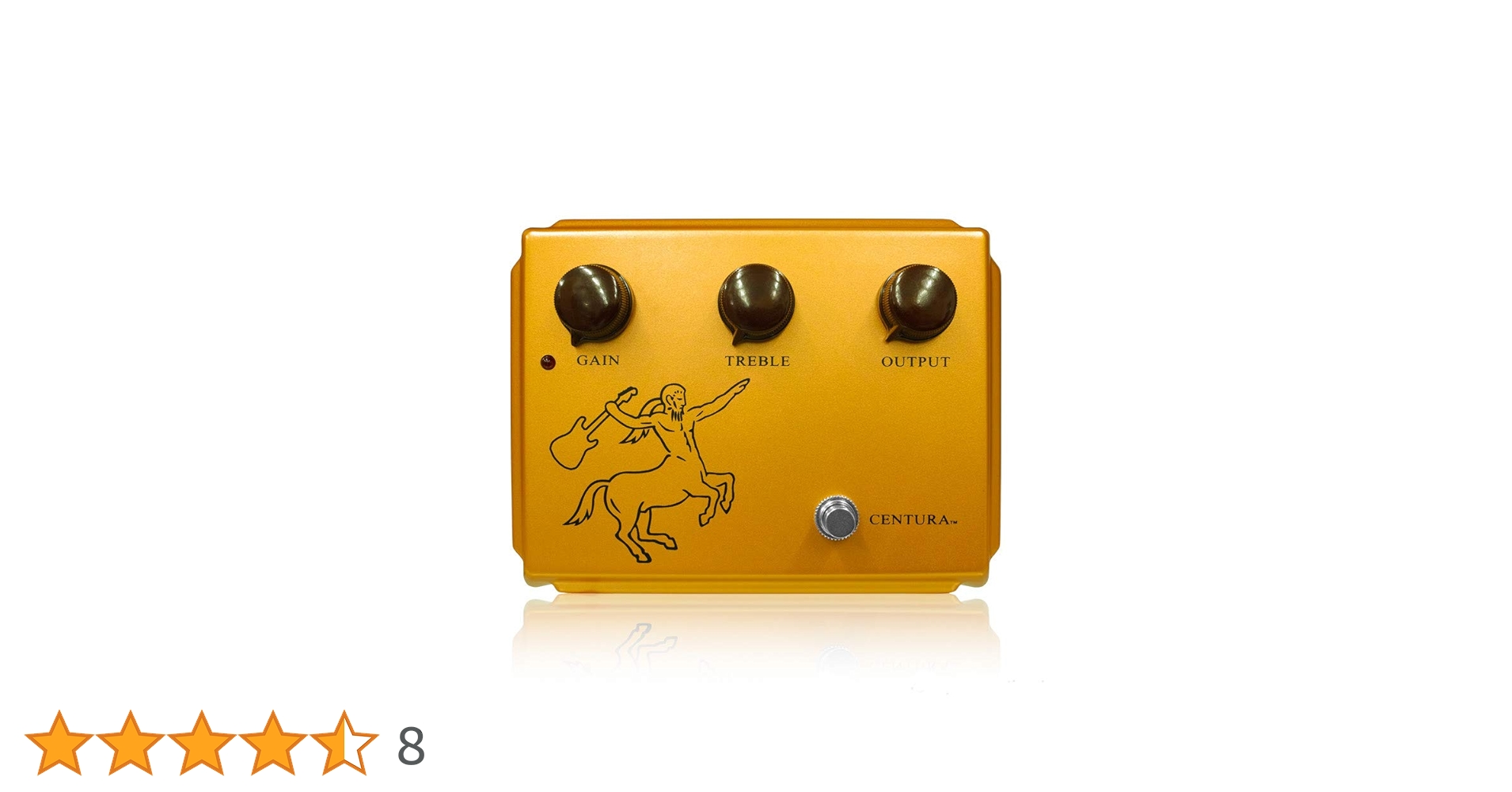 ceriaton CENTURA ギターエフェクター ゴールド Amazon | Ceriatone Centura Kit Matte Gold オーバードライブ