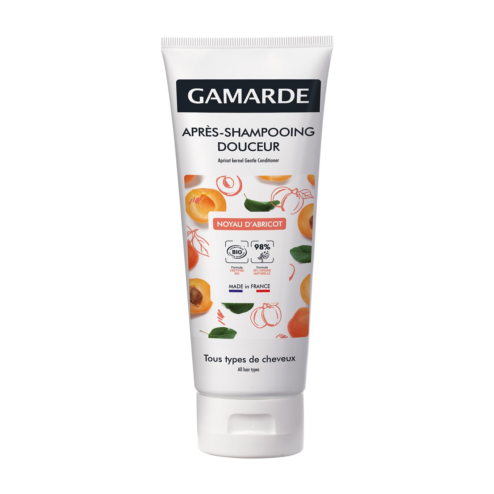 Apricot Kernel Gentle Conditioner - All Hair Types by Gamarde for Unisex - 7.05 oz Conditioner