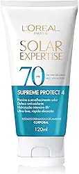 Protetor Solar Corporal L'Oréal Paris Solar Expertise FPS 70 120ml - Previne o Envelhecimento Solar, Textura Ultra-leve, Hidrata e Protege a pele