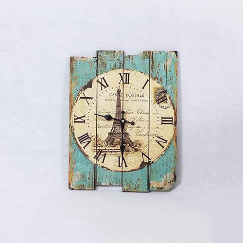Miniatura 2 de Wall Clock Industrial-Style Decorations Mute Creative Kitchen Bathroom Personality Retro Bar Restaurant Cafe 30 * 39cm Square