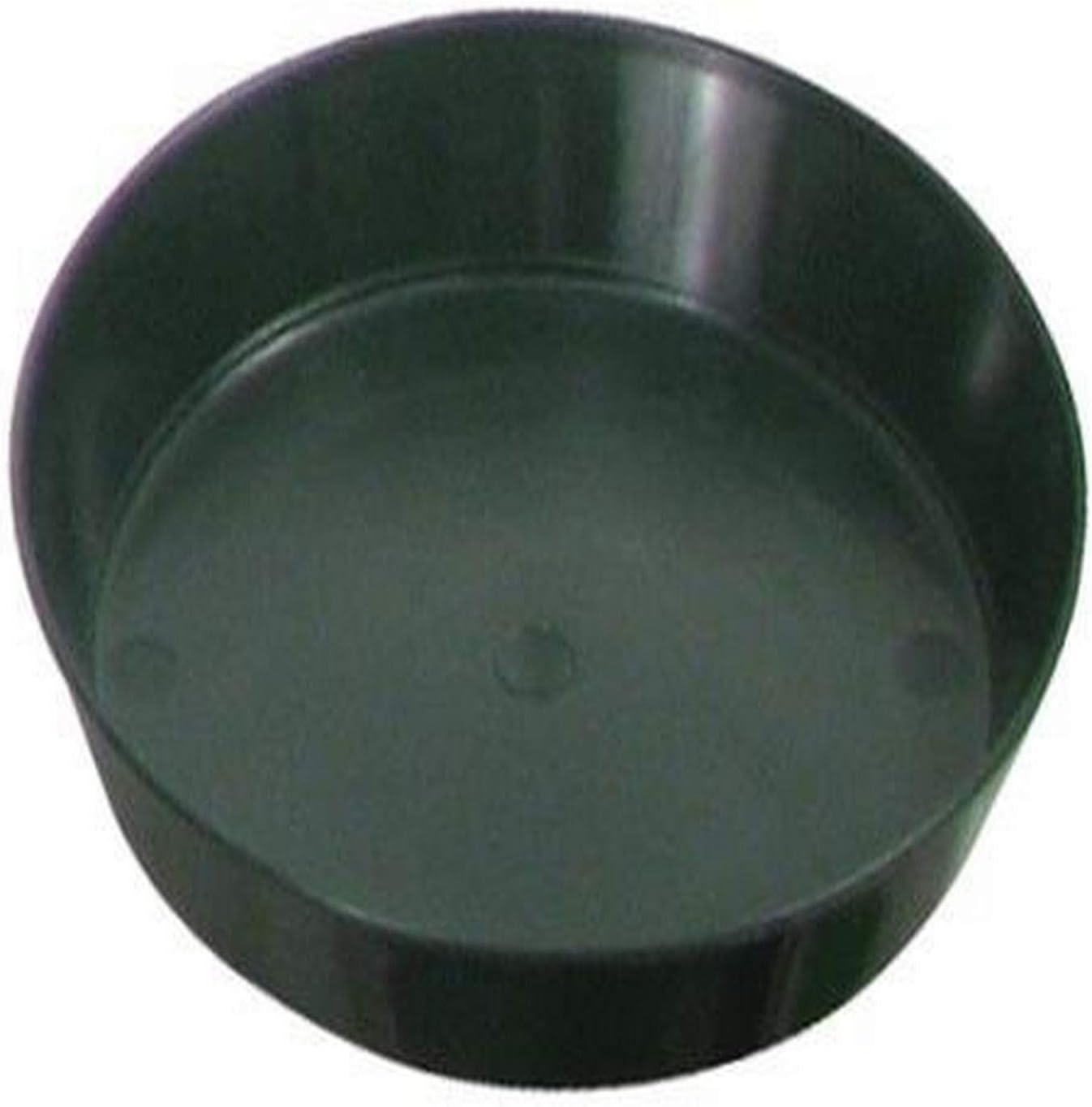 Green Premium Plastic Saucer 6-Inch, 8-Pack