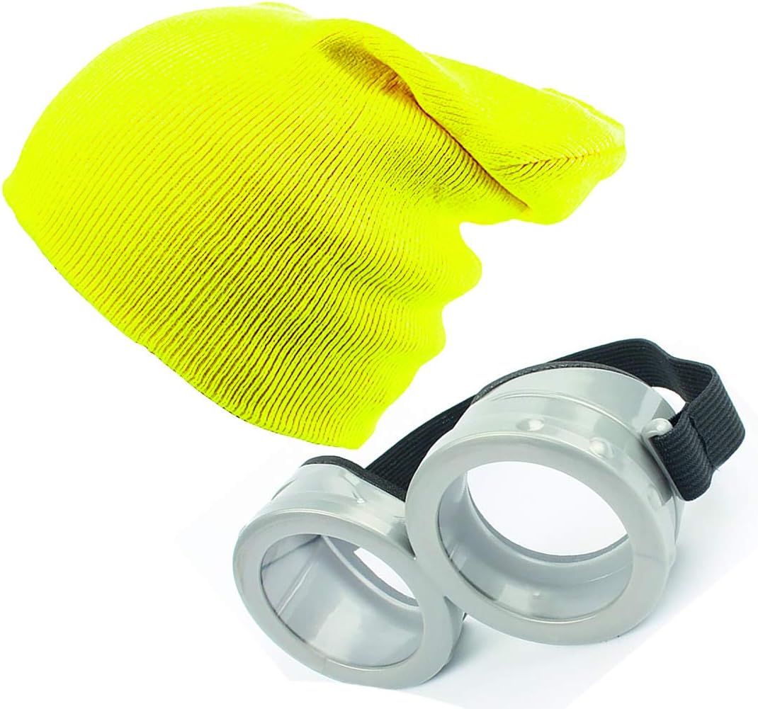 4sold Hat Yellow Goggles Fancy Dress Costume Despicable Glasses Goggles