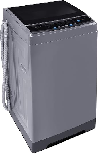 COMFEE 1.6 Cu.ft Portable Washing Machine, 11lbs Capacity Fully Automatic Compact Washer with Wheel & Euhomy 110V Portable Clothes Dryer 850W Compact Laundry Dryers 1.5 cu.ft Front Load