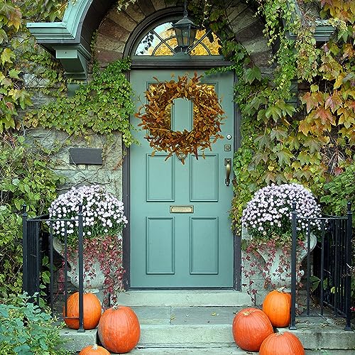 KHOYIME Couronne D'automne Artificielle Pour Porte D'entrée De 50