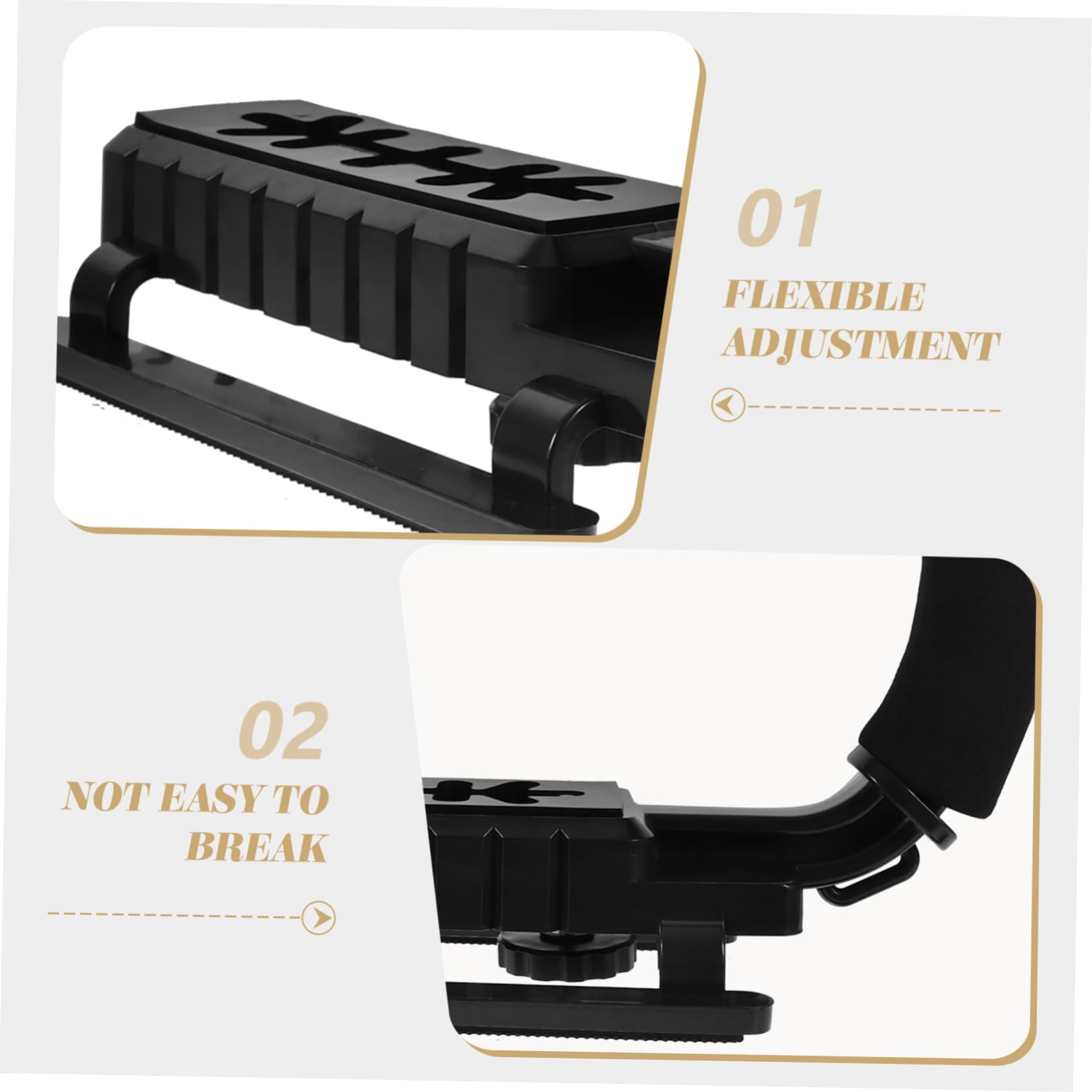 Stabilizzatore Camera a U Leggero in Lega di Alluminio Nero | Design Multifunzione, Impugnatura in Schiuma, per Dslr, Uso Viaggio e Outdoor