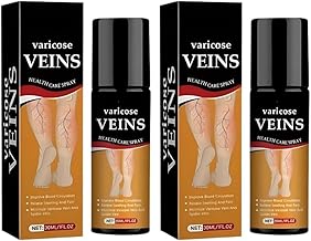 Varicose Veins Spray – Natural Herbal Formula for Fast Relief | Reduces Swelling, Relieves Pain & Promotes Blood Circulation | Easy-to-Use Spray for Legs, Ankles & Feet (pack of 2)