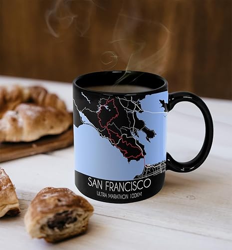 Miniatura 70 de TJ Originals Marine Corps Trail - Taza de café de cerámica de 11 onzas, regalos motivacionales para hombres, recuerdo de camino de maratón, regalo