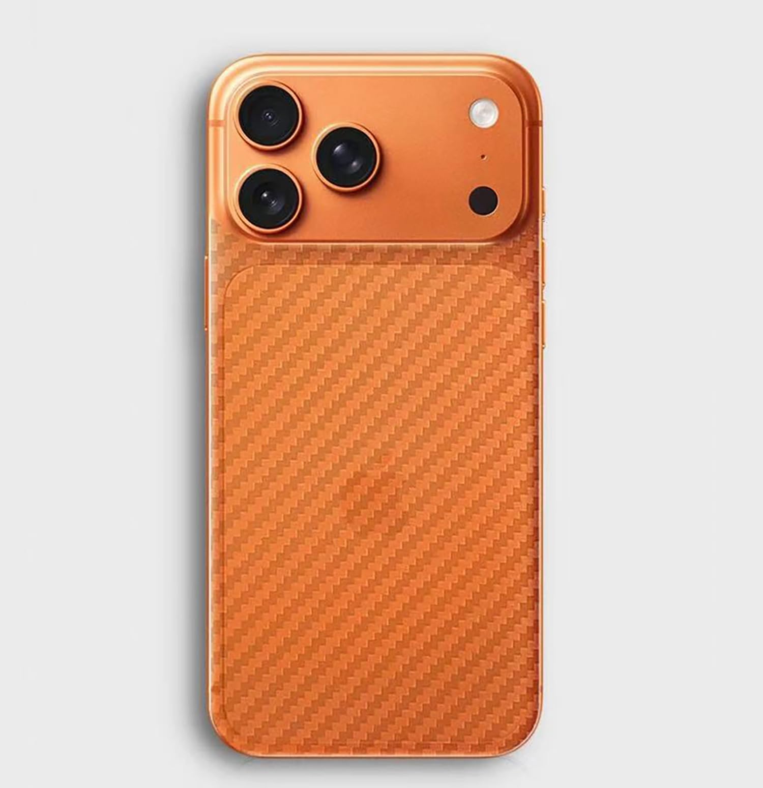 Dla iPhone 17 Pro Max tylna osłona ekranu 3D włókno węglowe ultracienka folia ochronna - 2 opakowania - przezroczysta