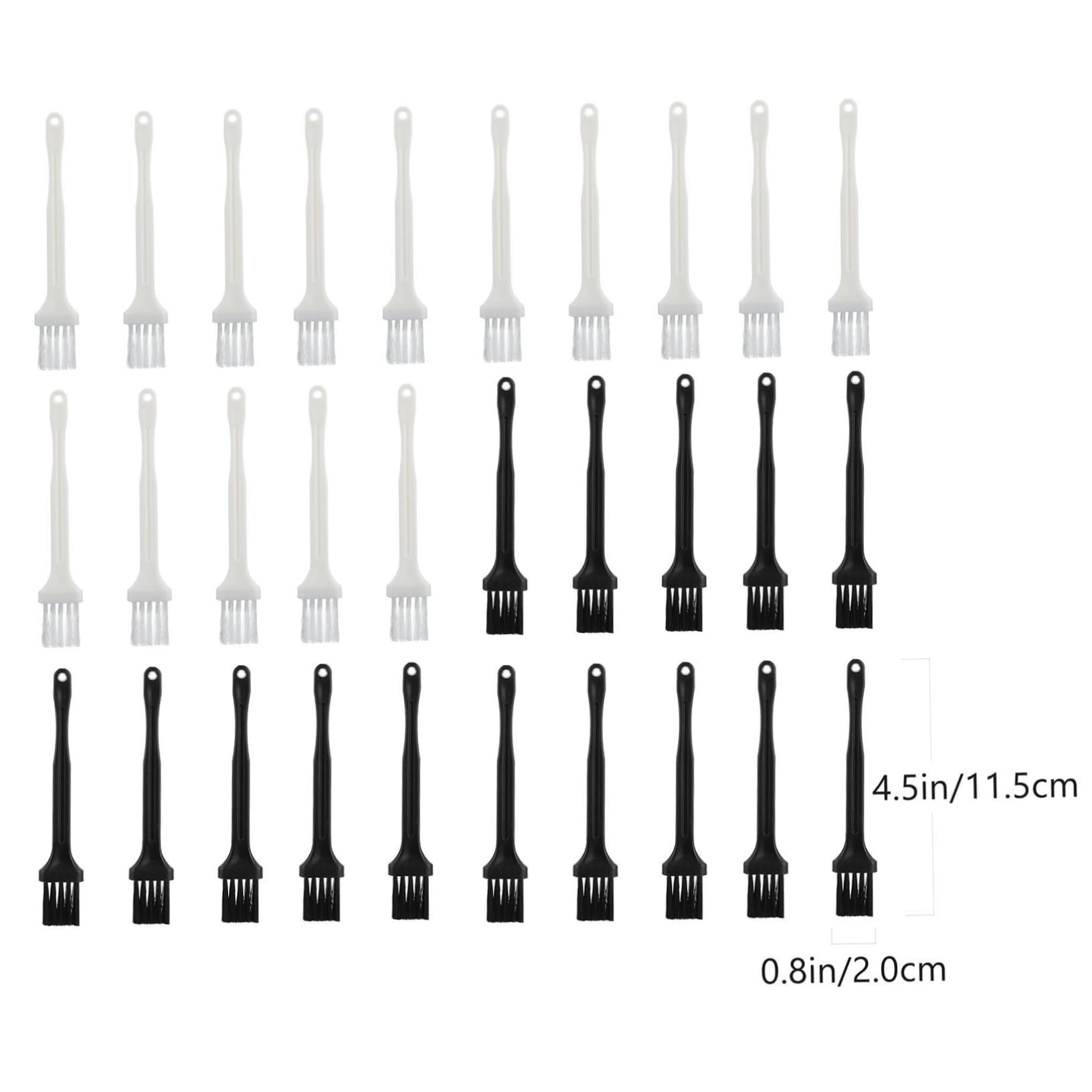 SHERCHPRY 30pcs Barber Shop Shaving Brush Beard Shaving Brush for Men Fade Brush Portable Nylon Cleaning Brush for Hair