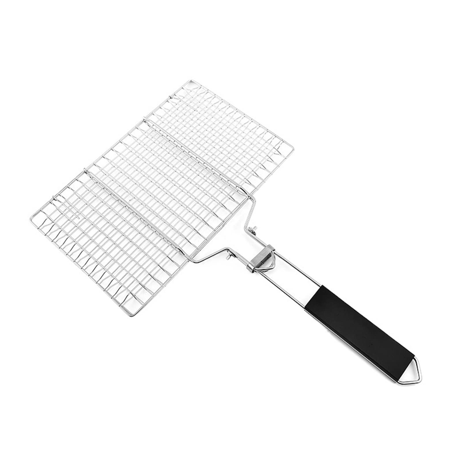 Cestello per grigliare cilindrico in rete metallic Cestello for griglia portatile Cestello for griglia in acciaio inossidabile Manico rimovibile Accessori for griglia Verdure for griglia all'aperto (