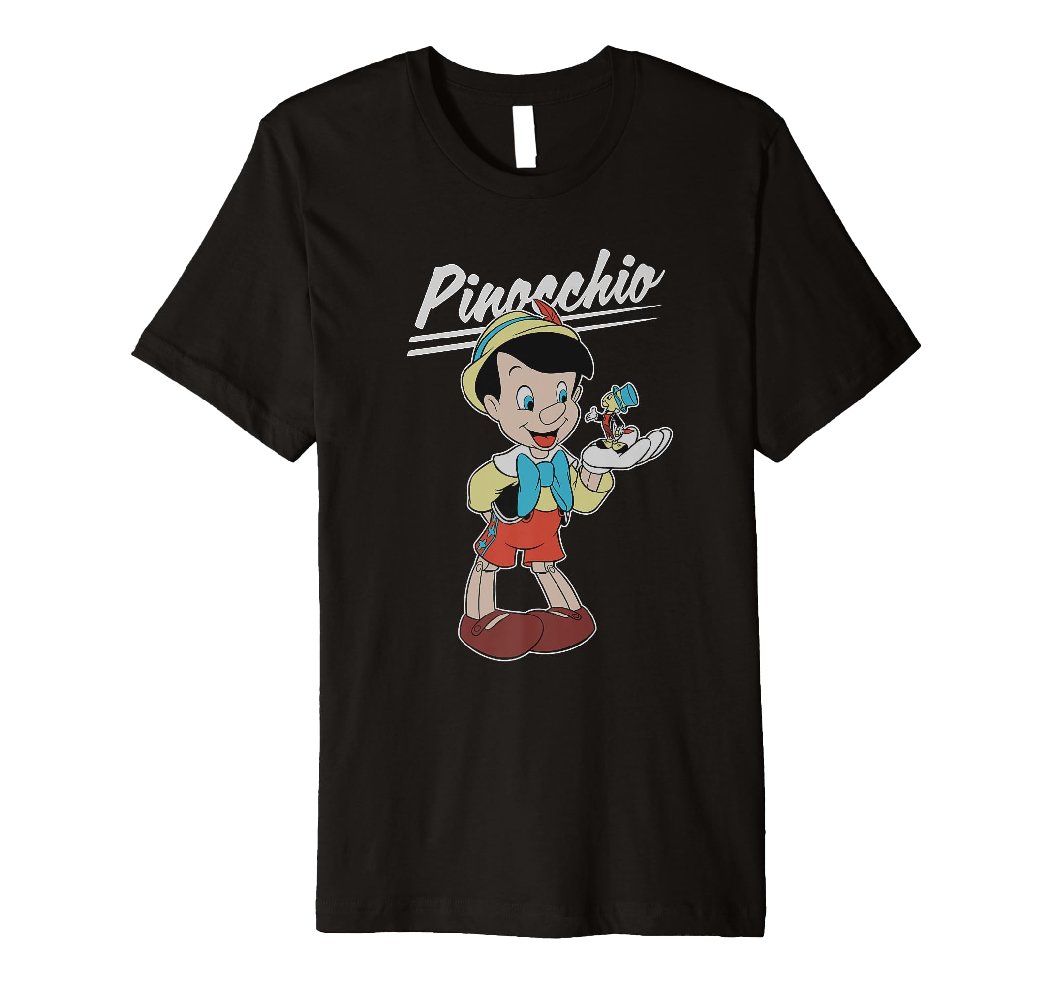 DisneyPinocchio and Jiminy Cricket Premium T-Shirt