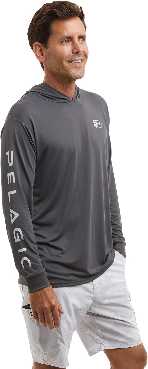 Apparel Men's Aquatek Rusted Icon Hooded Fishing Shirt