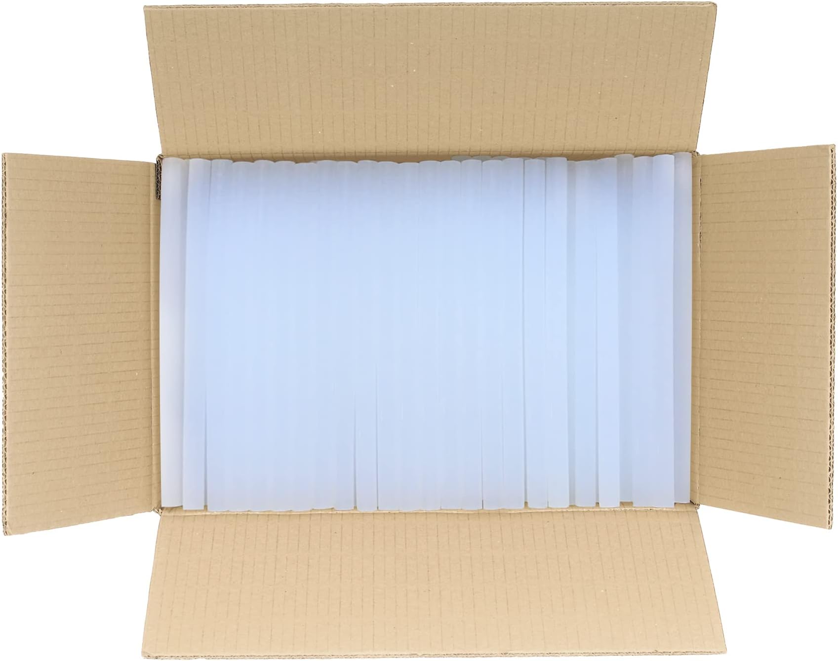 ASA 5/8" x 10" Long. Clear Hot Melt Glue Sticks. All Purpose. High Temp, Good for Toy, Ornament, Plastic, Wood, Fabric, Ceramic, Craft, Carton, and Fabric, 25 lbs (Approx. 283 Sticks)