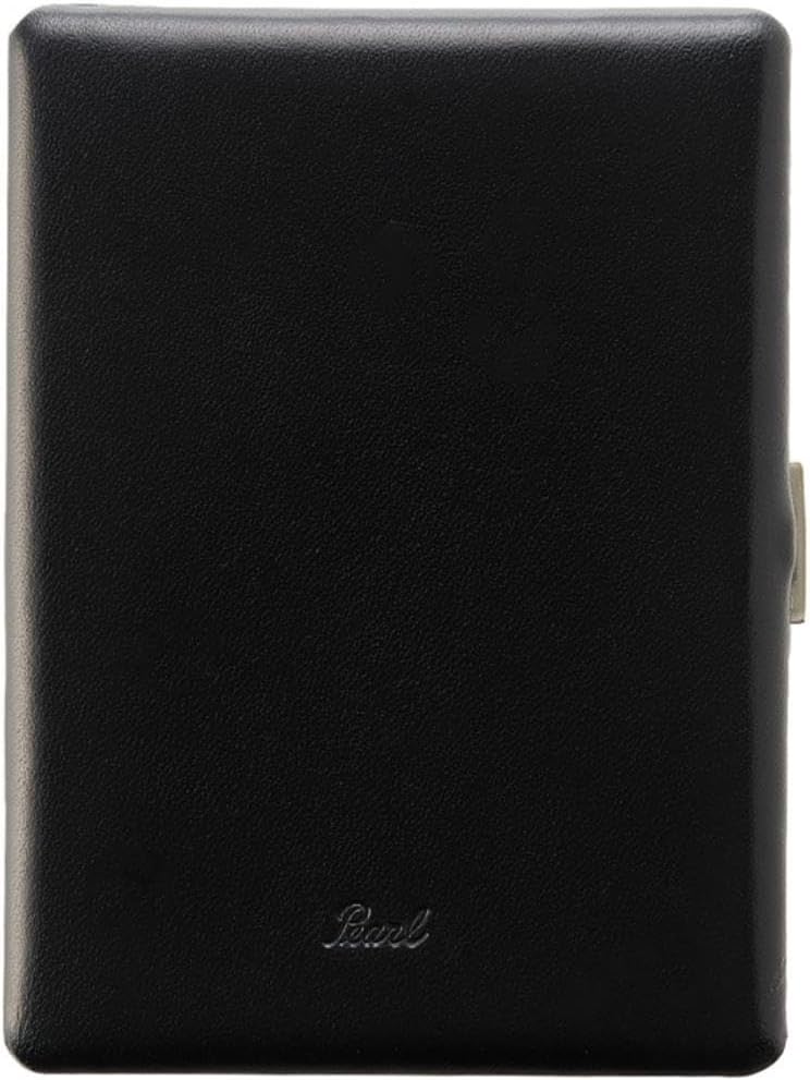 三つ折りシャグポーチ牛革（ペールオレンジ） コンチョ紐止め【T-04