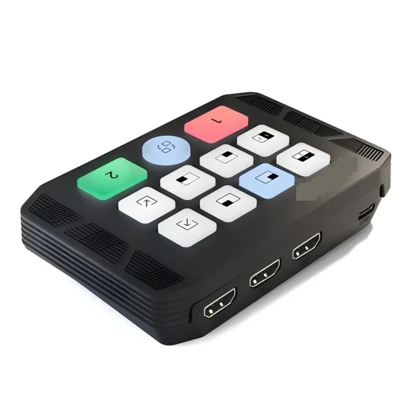 Digitalkonverter, M2 2-Kanal-4K-USB-3.0-Capture-Karten-Umschalter, Dual-Bit-4K-Dual-Screen, 3,5-mm-Eingang