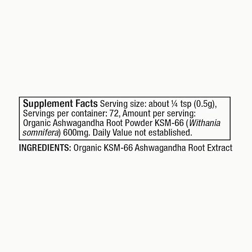 Miniatura 6 de Ashwagandha by Moon Juice - Suplemento orgánico de extracto de polvo de raíz de Ashwagandha KSM 66 (extracto 15:1), alivio natural del estrés, apoyo