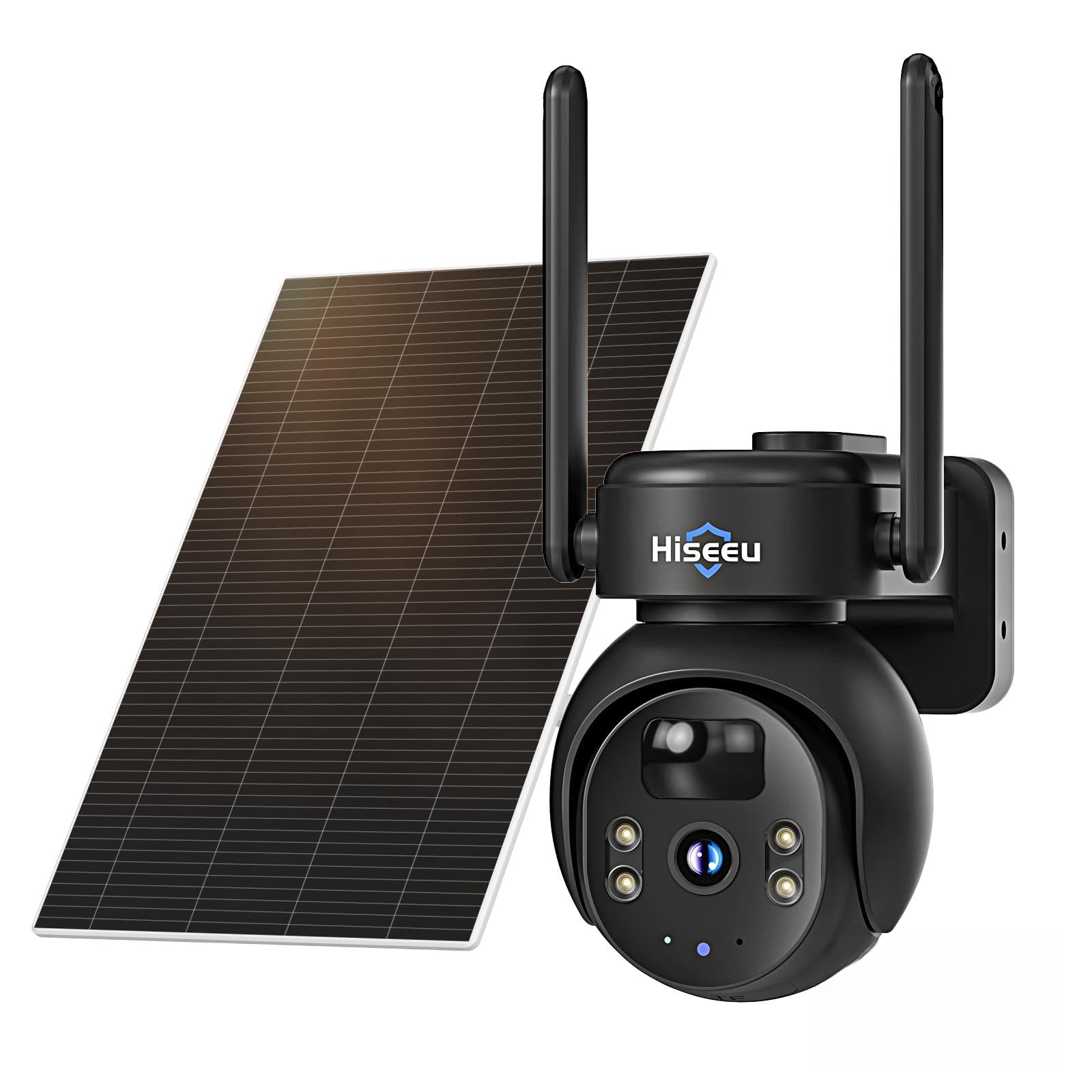 G115　Hiseeu Smart wireless solar camera Amazon.com : Hiseeu Dual Lens Wireless Solar Camera, 4MP