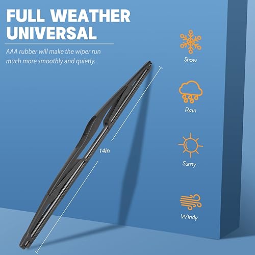 Vista 297 de MIKKUPPA Limpiaparabrisas de 26 pulgadas + 23 pulgadas + 12 pulgadas, repuesto para Mercedes-Benz 2013-2016 GL350 GL450, 2012-2015 ML350 ML550 ML63