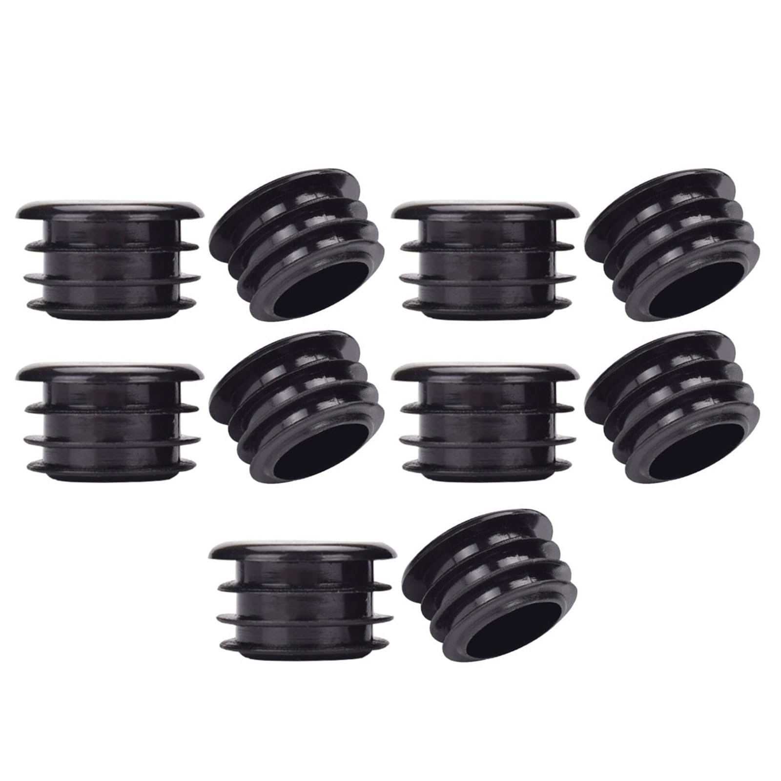 Hattba 10Pcs Bicycles Handlebar End Plugs Caps Bicycles Handlebar Grips End Caps for Bicycles Mountain Bicycles