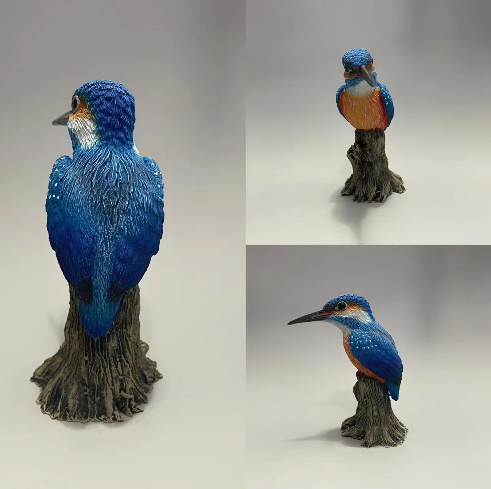 Amazon.co.jp: TALKLEK リアルな樹脂カワセミの置物 鳥の装飾