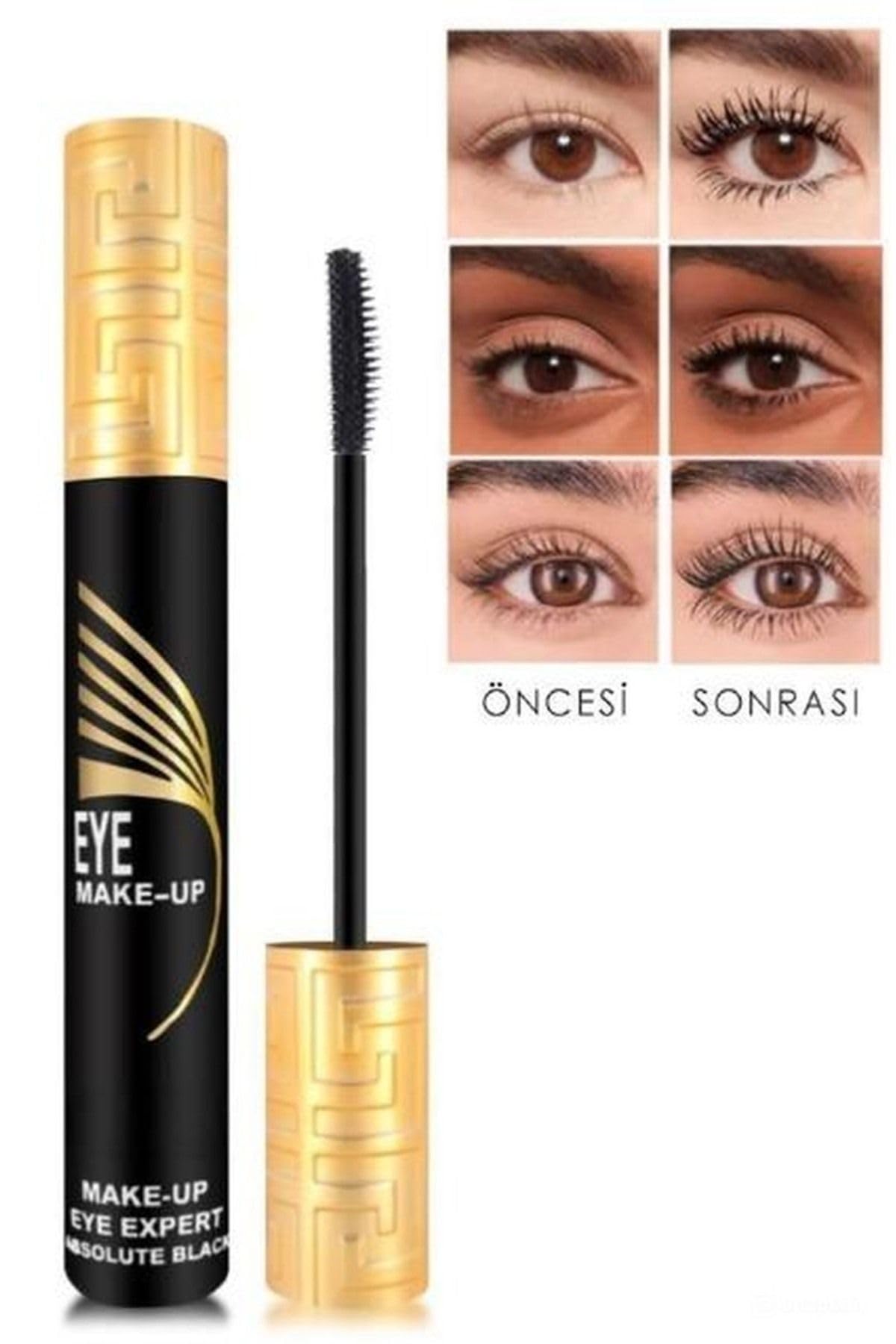 24 Saat Kalıcı Waterproof Siyah Maskara