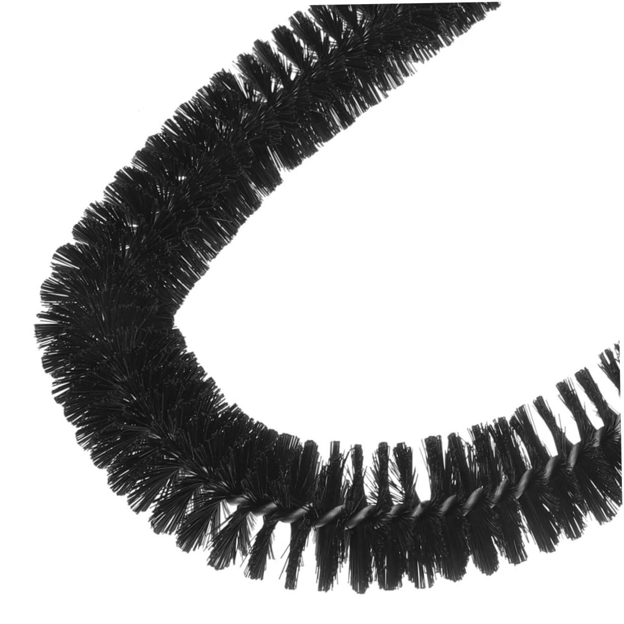 PRETYZOOM Cepillo De Limpieza Limpiador Plumeros para Limpieza Cepillos Extensibles Drenaje Cepillo Flexible Mango Largo Cepillo Nylon Negro 2 Piezas x 4