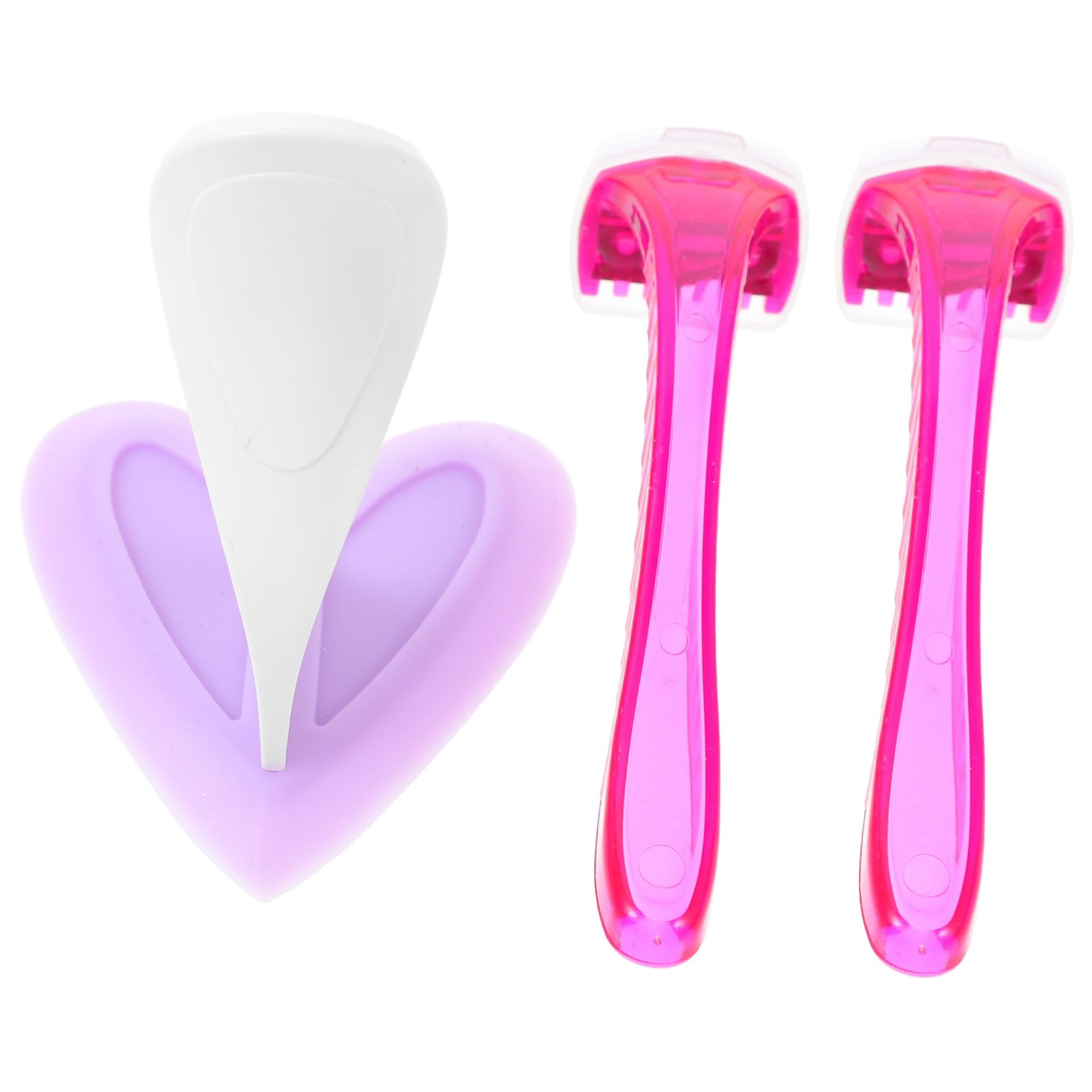 OHPHCALL Bikini Trimmer Set 3pcs Women's Bikini Shaver Hair Razor Ladies Hair Removal Tool Plastic Material Random