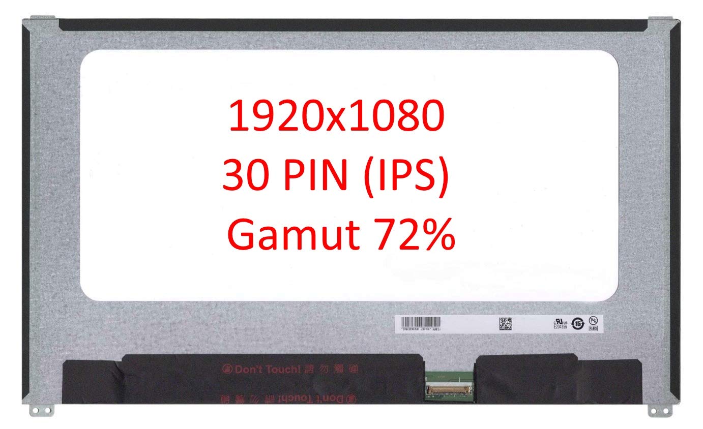 FULLCOM 14 inch Screen Compatible with Latitude 7480 7490 DPN 048DGW Gamut 72% Also fit N140HCE-G52 