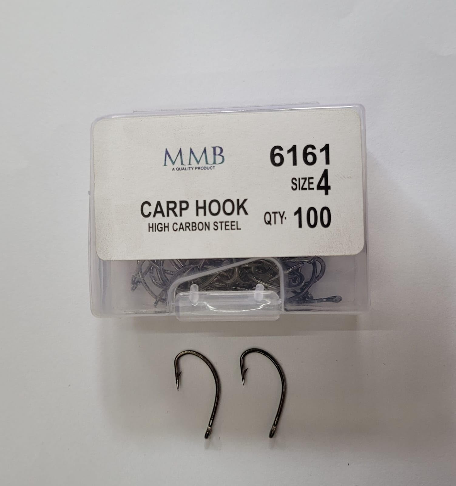 CARP Fishing Hooks No.4(Curve Shank Hooks)-image-1