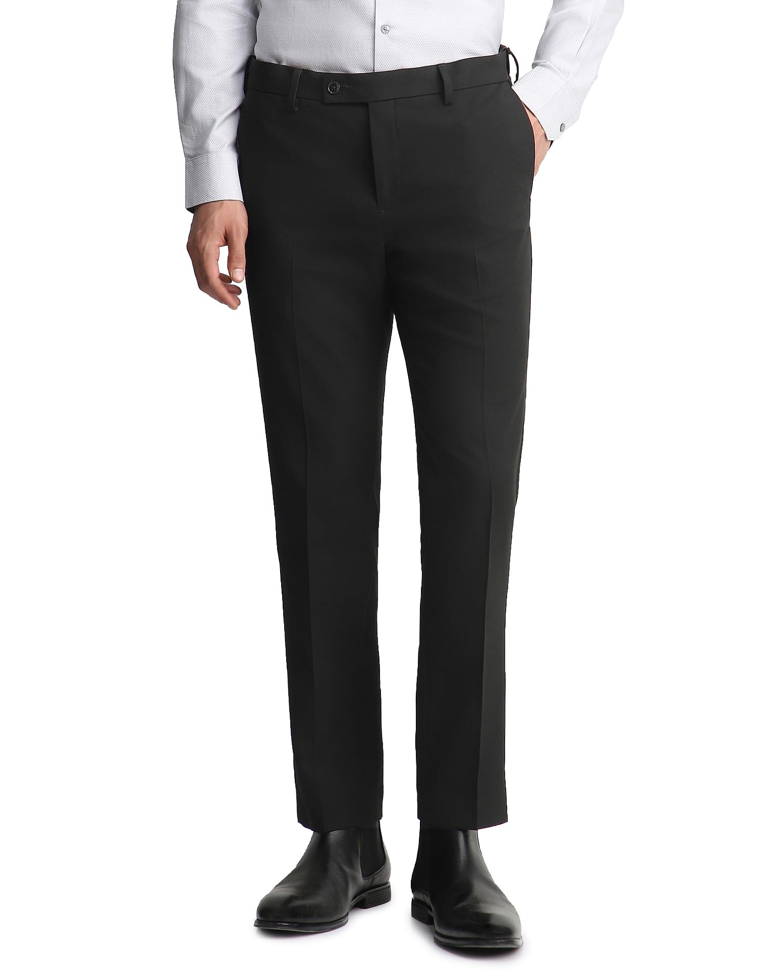 arrow Men's Twill Hudson Regular fit Trousers-picture-16