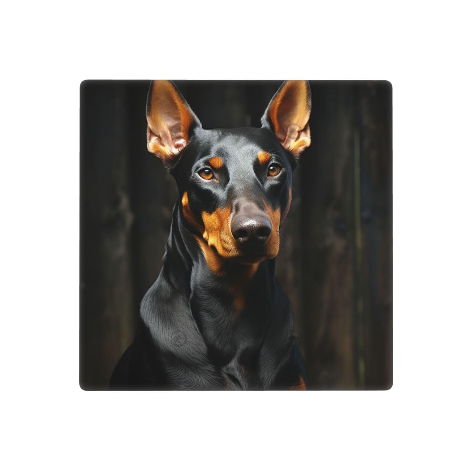 Decorator Wall Plate 2 Gang Light Switch Covers doberman Wallplate Double Toggle Switch Plate Mid-size Electrical Outlet Covers Decorative Wall Switch Plate Cover