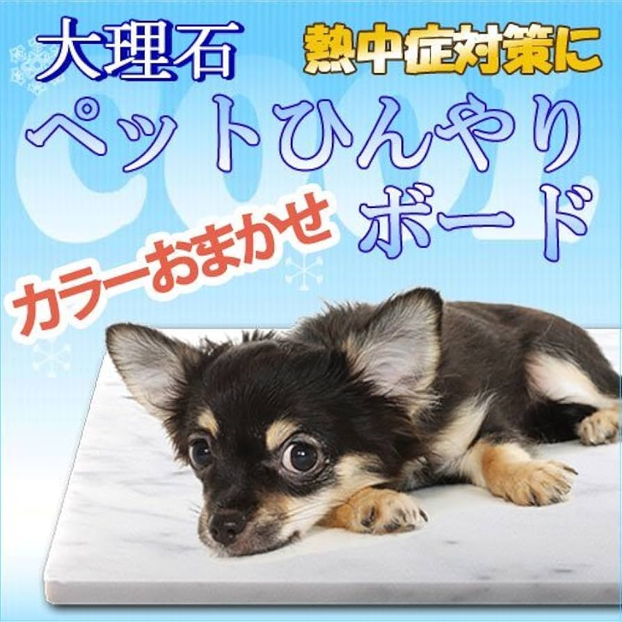 Amazon | 豪華な大理石 ペットひんやりクールマット Mサイズ 石