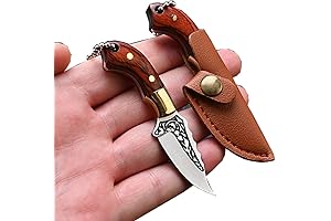 MKC Speedgoat Pocket Knife: Ultra-Compact Fixed Blade with 5Cr Stainless Steel Blade...