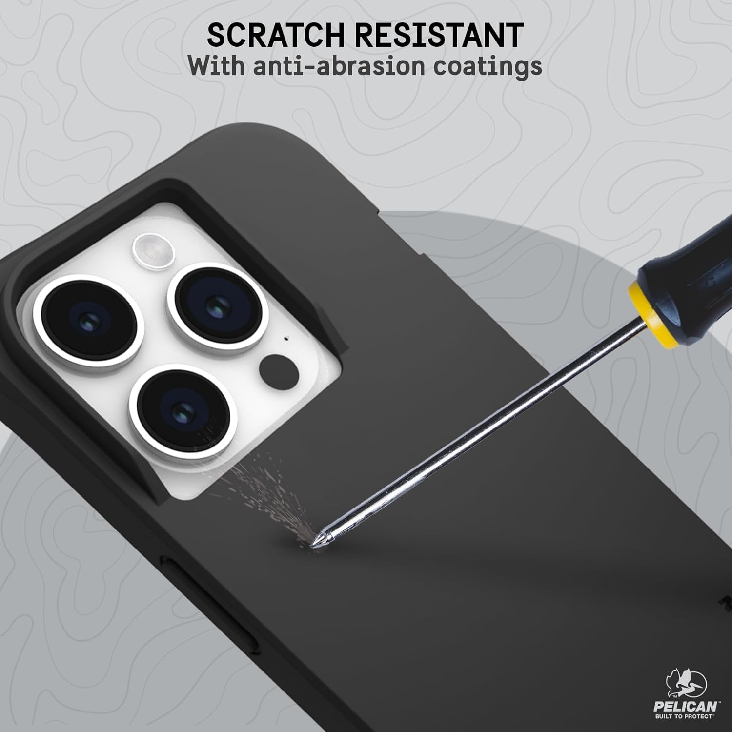 Pelican Ranger Series - iPhone 15 Pro Case 6.1" [Compatible with MagSafe] Magnetic Phone Case with Anti-Scratch Tech [12ft MIL-Grade Drop Protection] Slim Protective Cover for iPhone 15 Pro - Black - Image 6