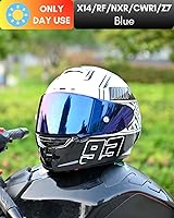 Vista 3 de CWR-F1 Protector para Visor RF-1200 Visor X14 NXR RF-SR Z7 de Repuesto para Casco de Motocicleta Protección Solar Anti-Rayones, Universal