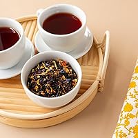 Vista 6 de Organic Positively Tea Company, Paradise - Té negro, hoja suelta, 16 onzas